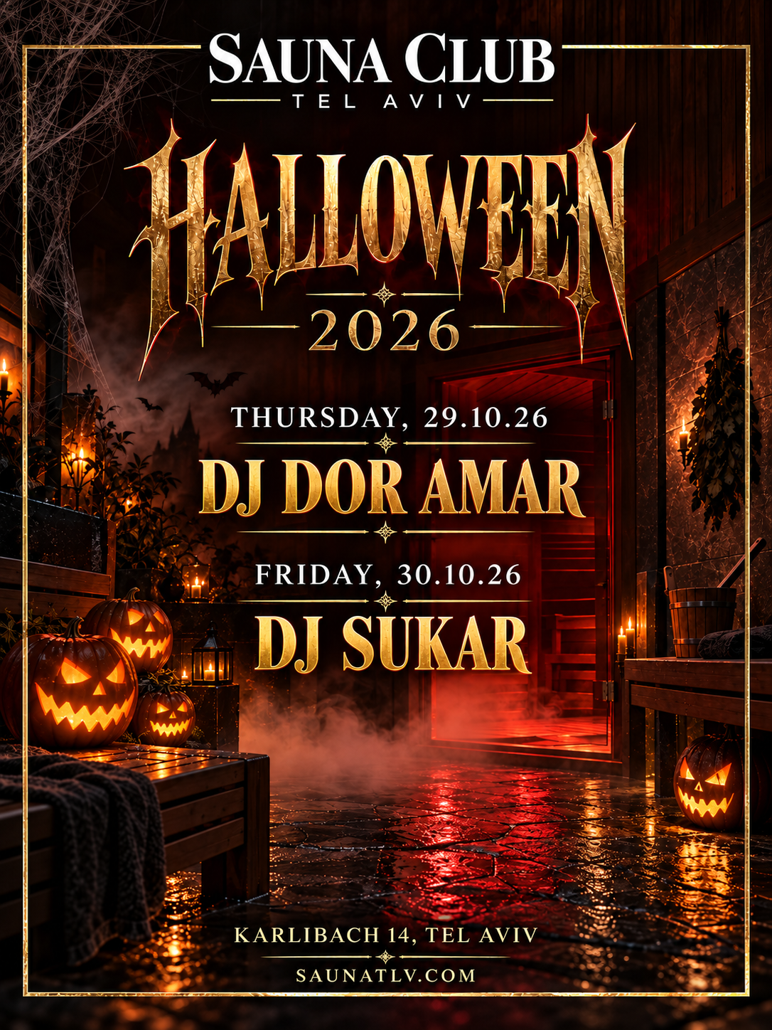 Halloween in  Sauna Club Tel Aviv