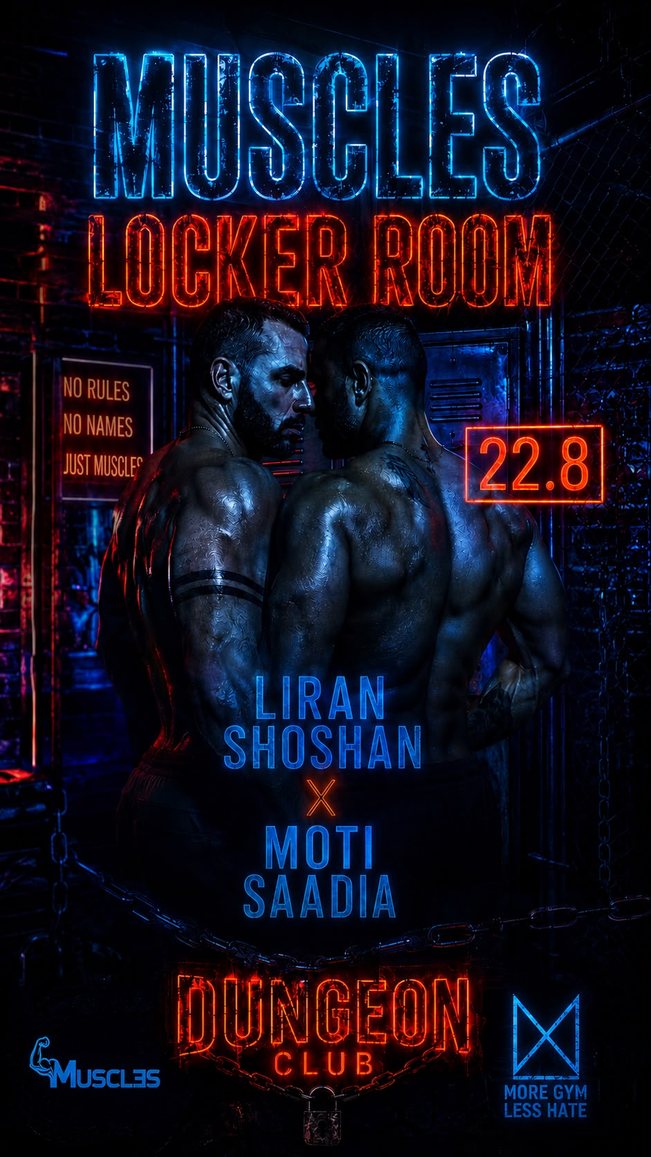 🔒MUSCLES XXX IN DUNGEON CLUB- 🔒LOCKER ROOMS🔒