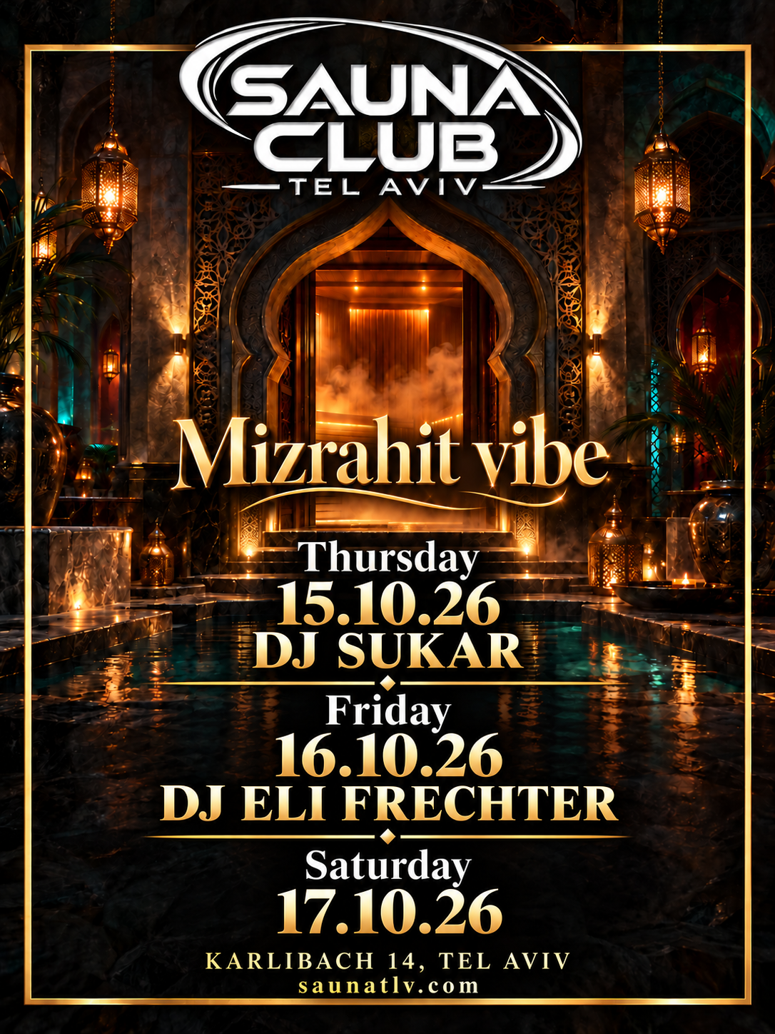 Mizrahit in Sauna Club Tel Aviv
