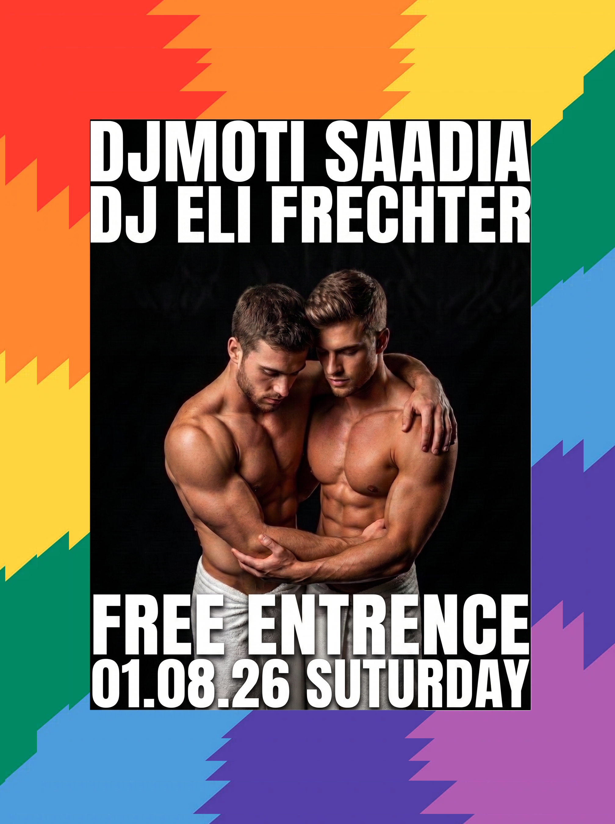 FREE - MOTI SAADIA + ELI FRECHTER  Sauna Club Tel Aviv